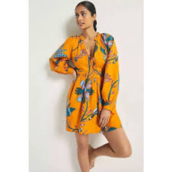Anthropologie Let Me Be Printed Tunic - Picture 1 of 4